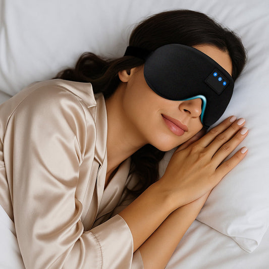 Bluetooth sleep mask wireless audio eye mask side sleeper