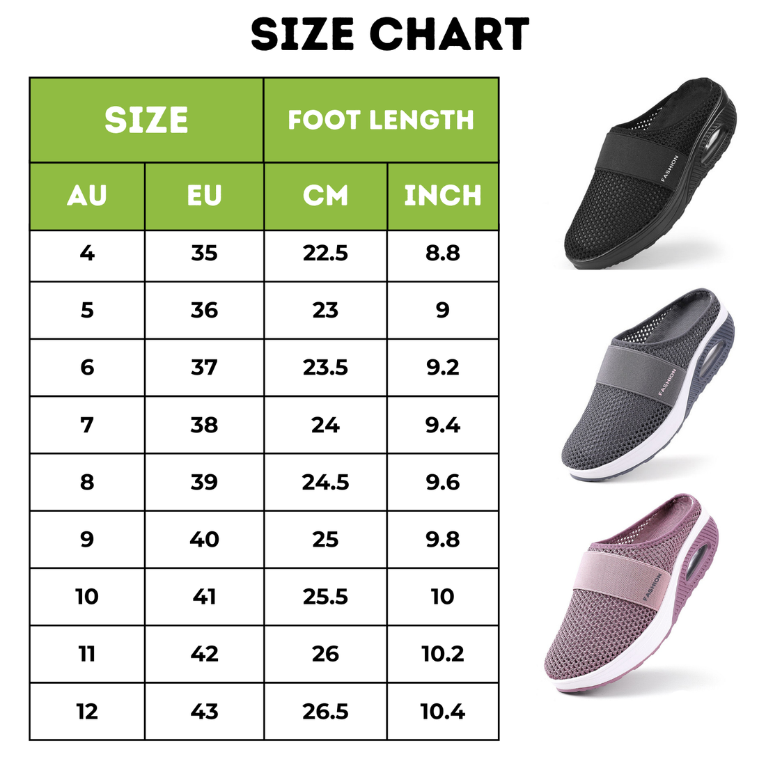 Slip-on air cushion lightweight walking shoes