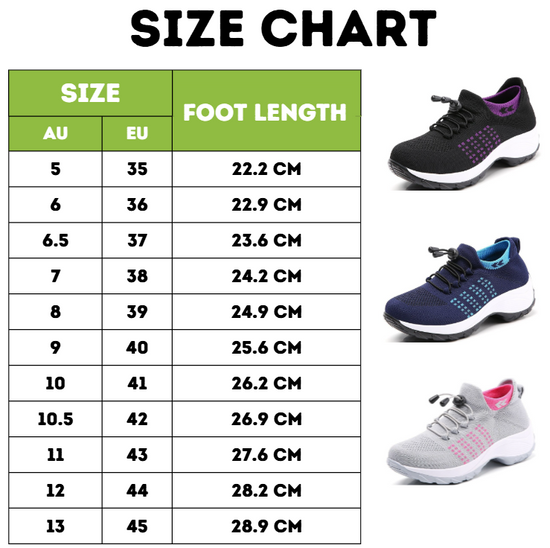 Women's stretch comfort shoes all-day walking relief
