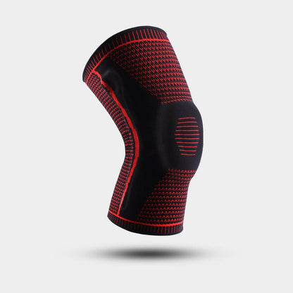 Adjustable knee brace with twin lateral stabilizers and patellar wrap