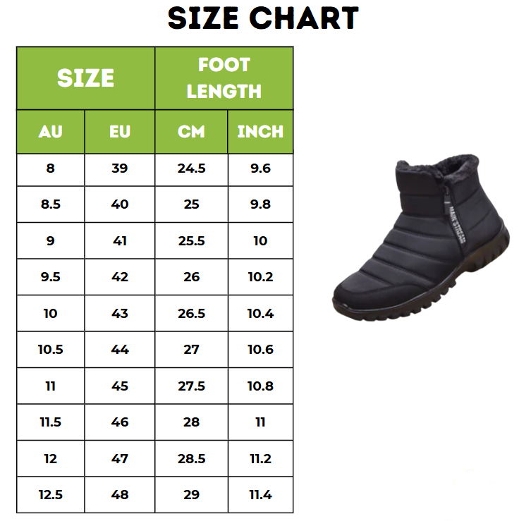 Thick-insole cotton zipper waterproof winter shoes