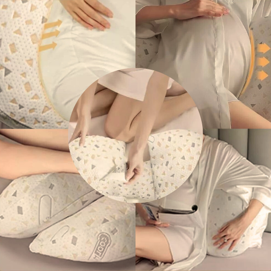Full body pregnancy maternity pillow for side sleepers