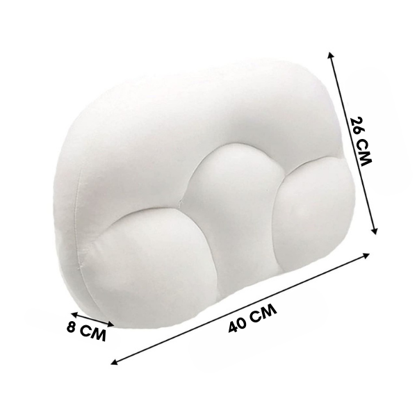 Comfort cloud plush sleep pillow for side and back sleepers