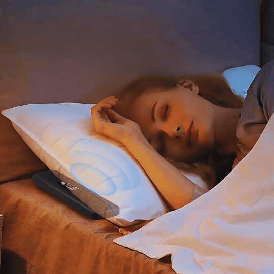 Slim under-pillow Bluetooth sleep speaker for side sleepers