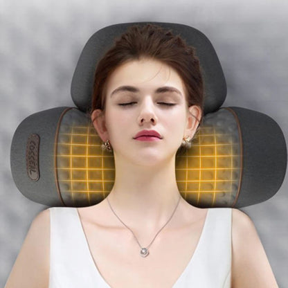 3-in-1 heated electric neck massager pillow