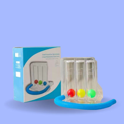 TriFlo incentive spirometer lung exerciser for breathing training
