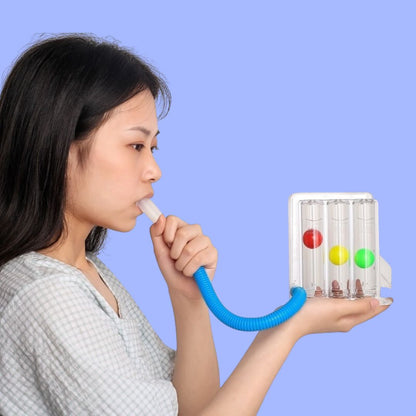 TriFlo incentive spirometer lung exerciser for breathing training