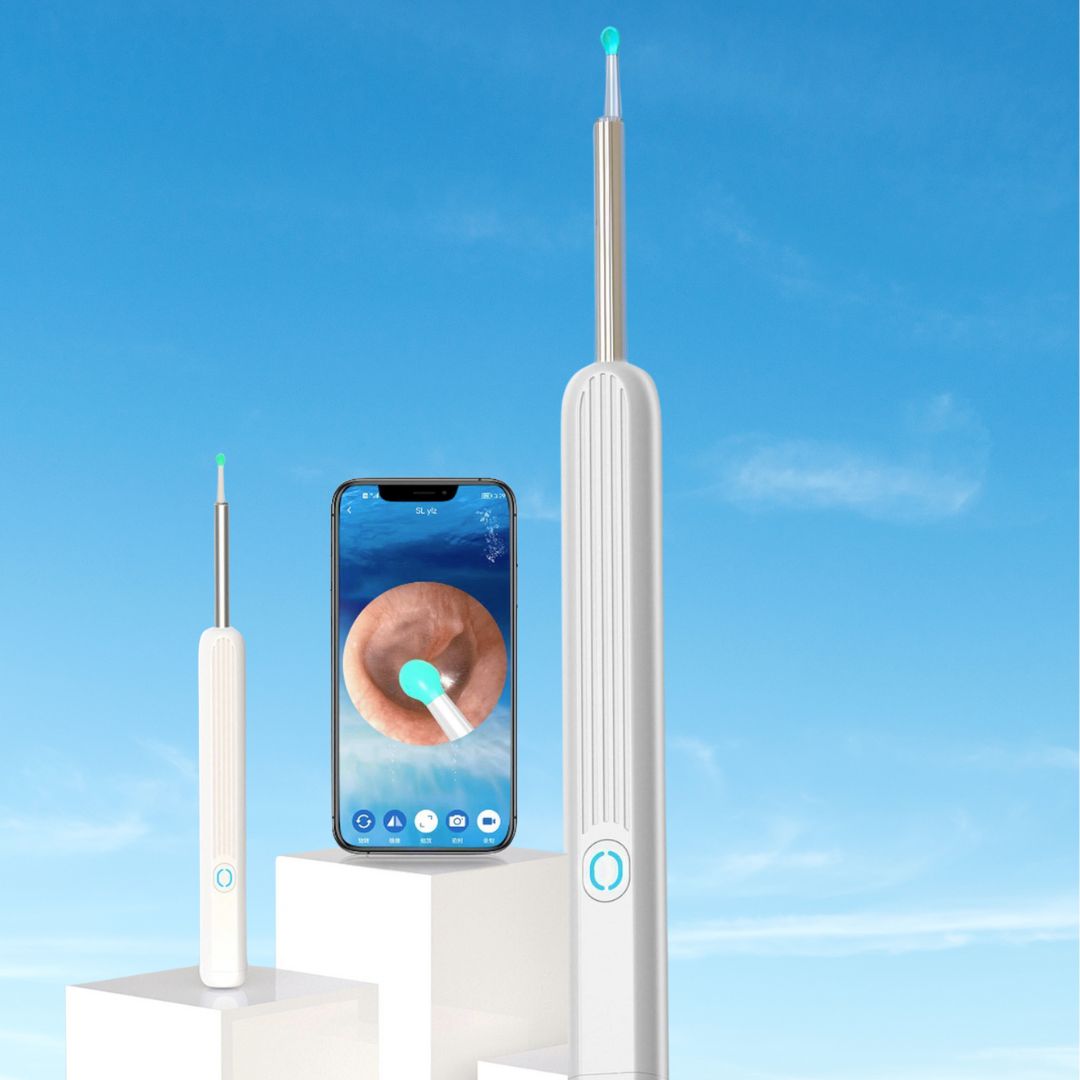 Smart ear wax cleaner with visual camera light and ear pick