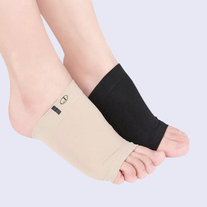 Compression arch support sleeves with gel insole for plantar fasciitis
