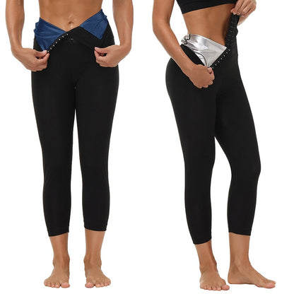 Women's sauna heat-trapping waist shaper sweat belt