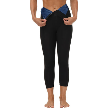 Women's sauna heat-trapping waist shaper sweat belt