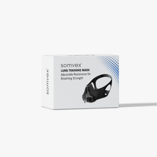 Lung training mask adjustable resistance