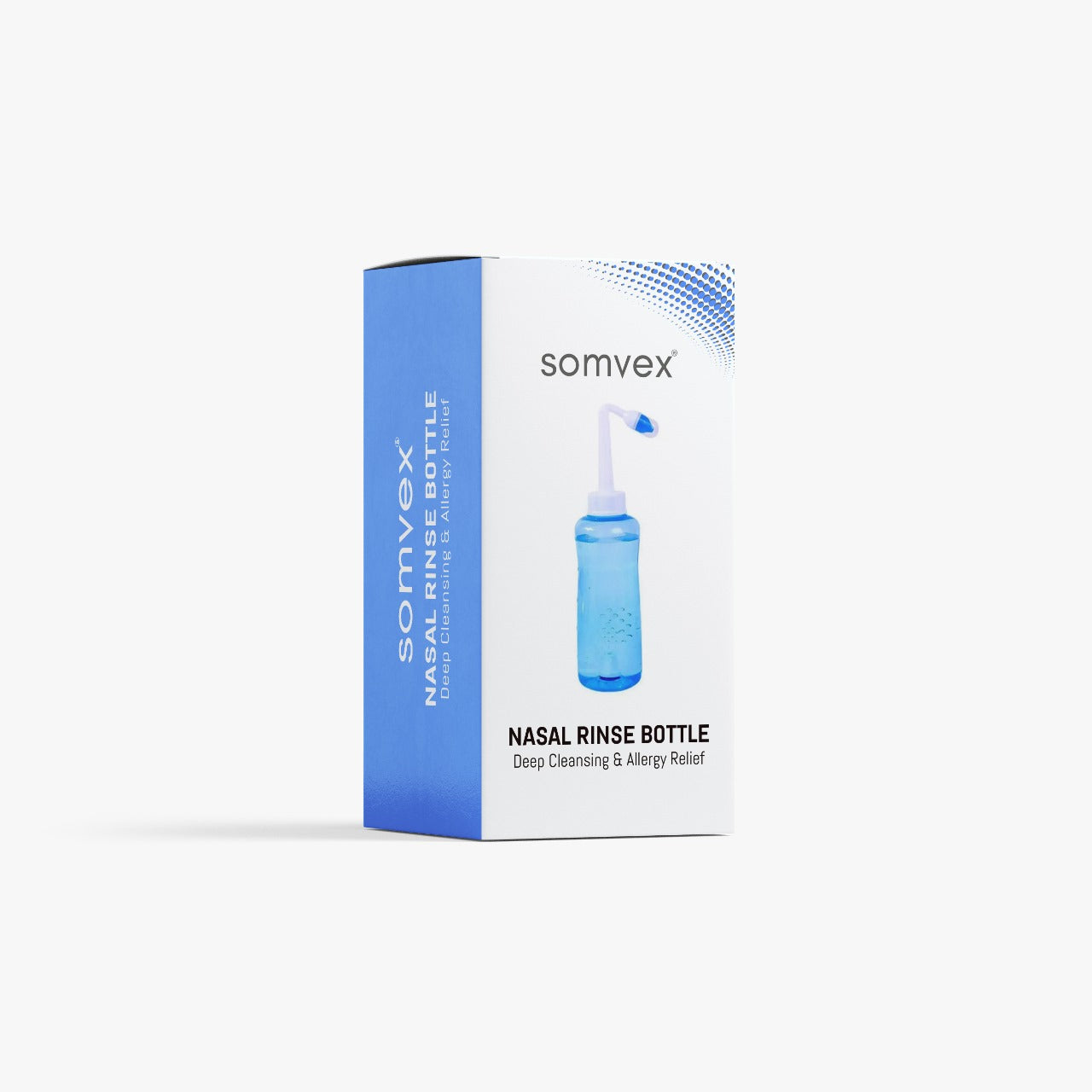 Nasal rinse bottle deep cleansing for allergy relief