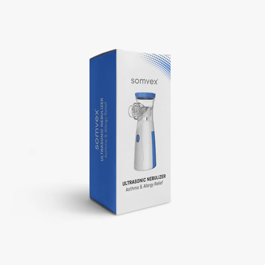Portable ultrasonic nebulizer asthma and allergy device