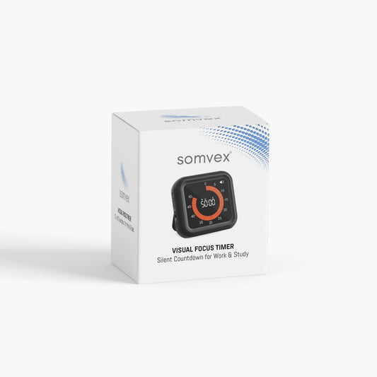 Visual focus silent countdown timer for work and study