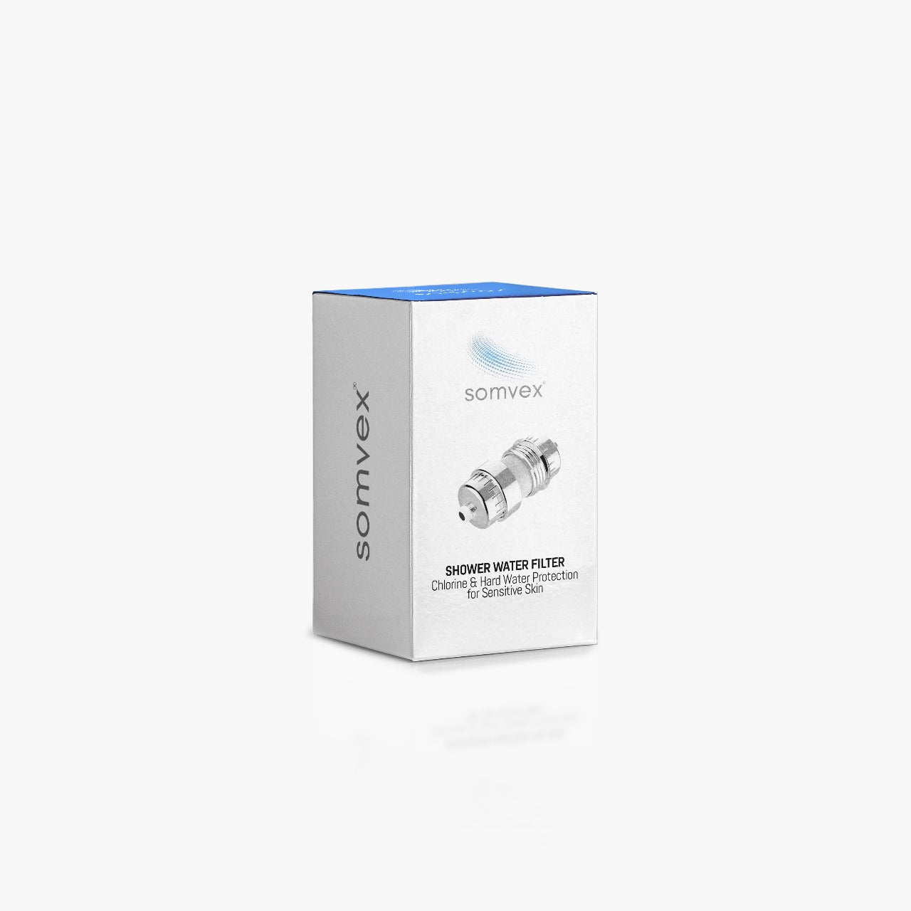 Shower water filter chlorine and hard water protection