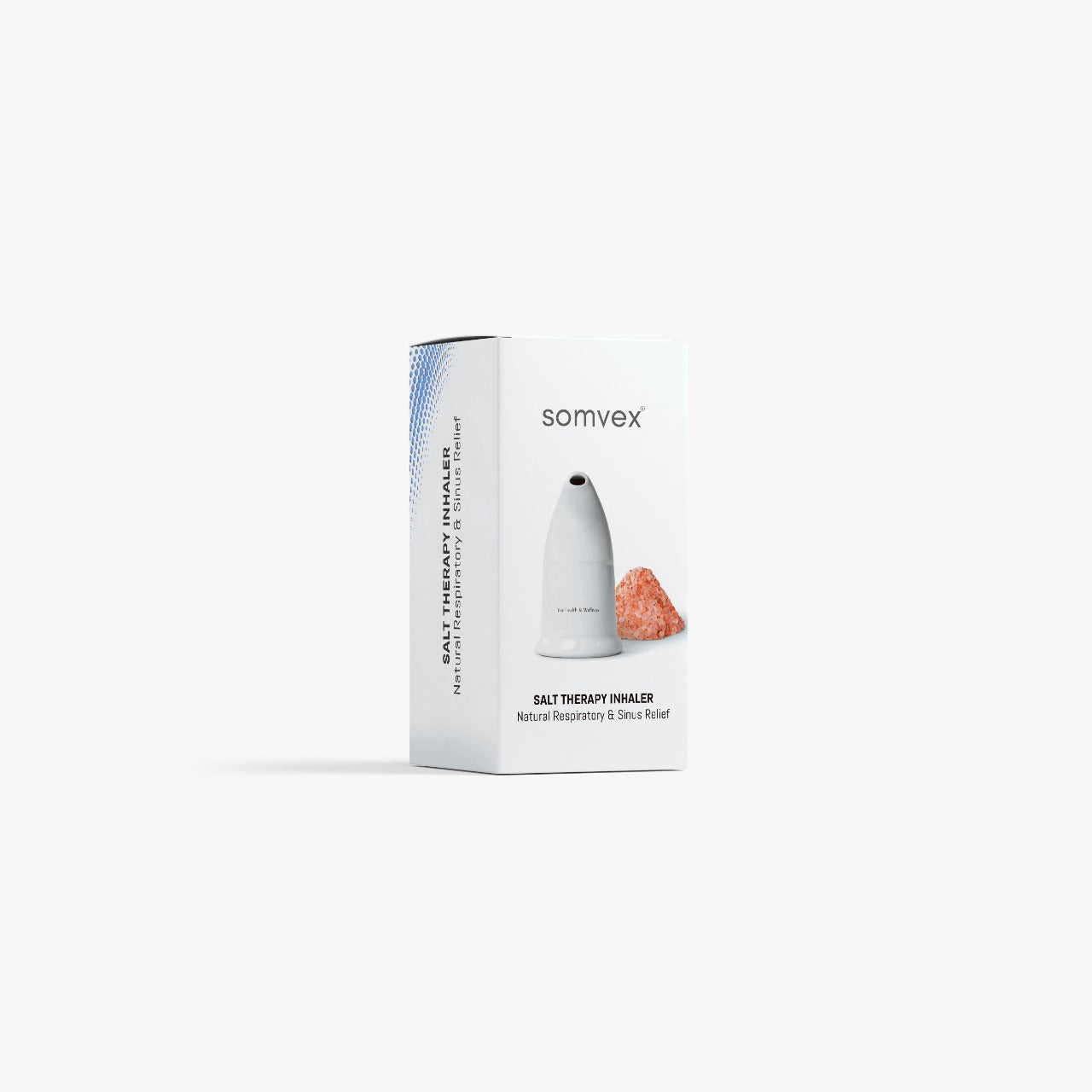 Salt therapy inhaler natural respiratory sinus relief
