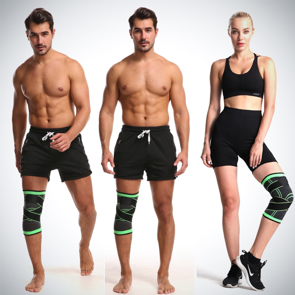 Compression knee support sleeve for men and women