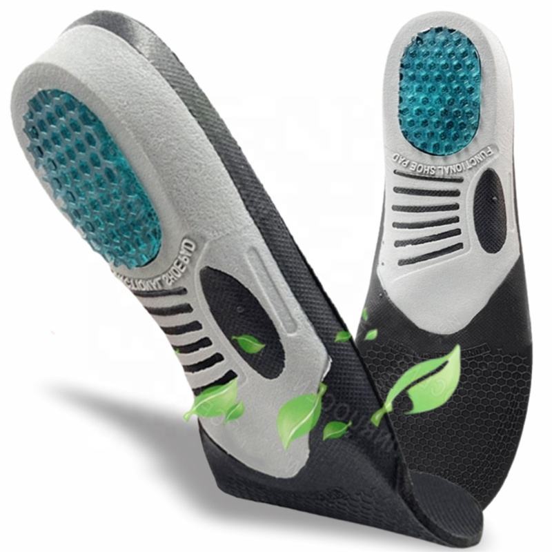 Heavy-duty orthotic gel insoles for plantar fasciitis and standing all day