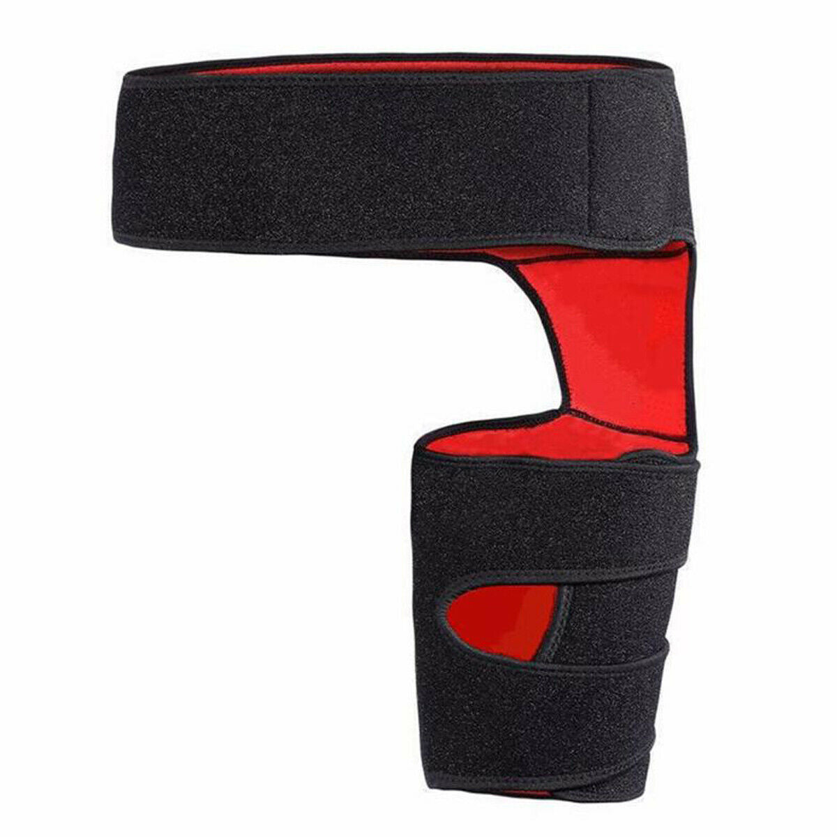 Adjustable hip wrap brace for sciatica, groin strain and hip joint support
