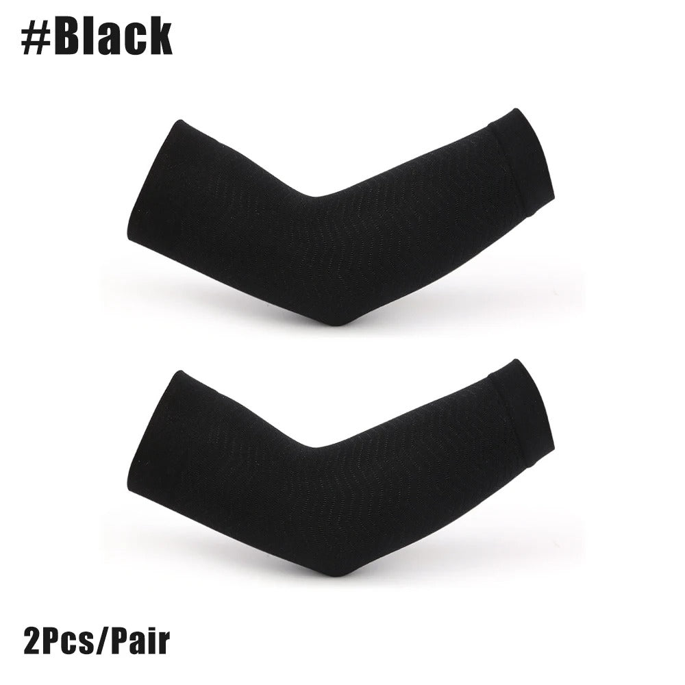 Compression sleeves muscle support and circulation boost
