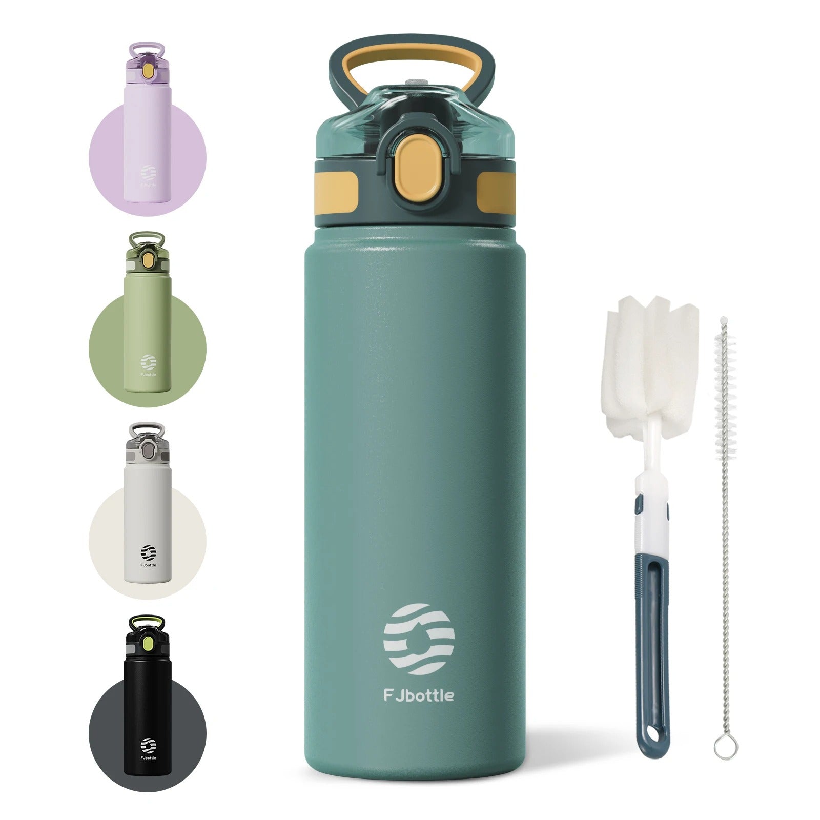 Anti-reflux slow-sip water bottle for GERD