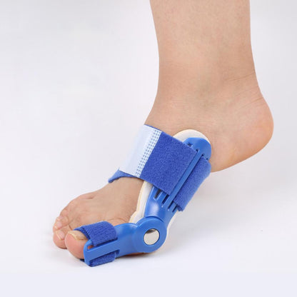 Adjustable bunion corrector toe straightening splint for hallux valgus
