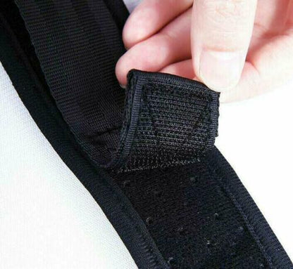 Adjustable posture corrector brace for upper back and shoulder alignment