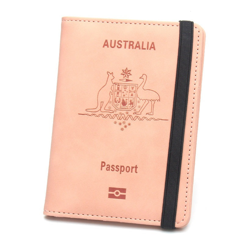 Travel passport wallet organized RFID-blocking document holder