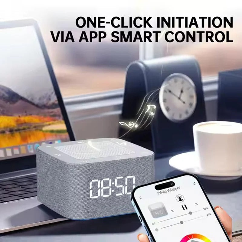 Smart white noise machine adjustable sound therapy