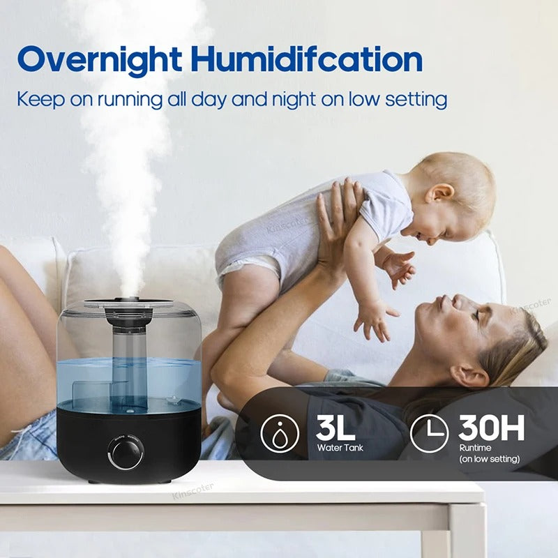Large capacity home air humidifier sleep comfort