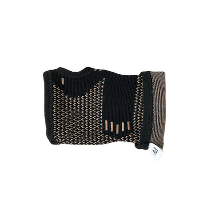 Copper-infused wrist compression sleeve for carpal tunnel and tendonitis