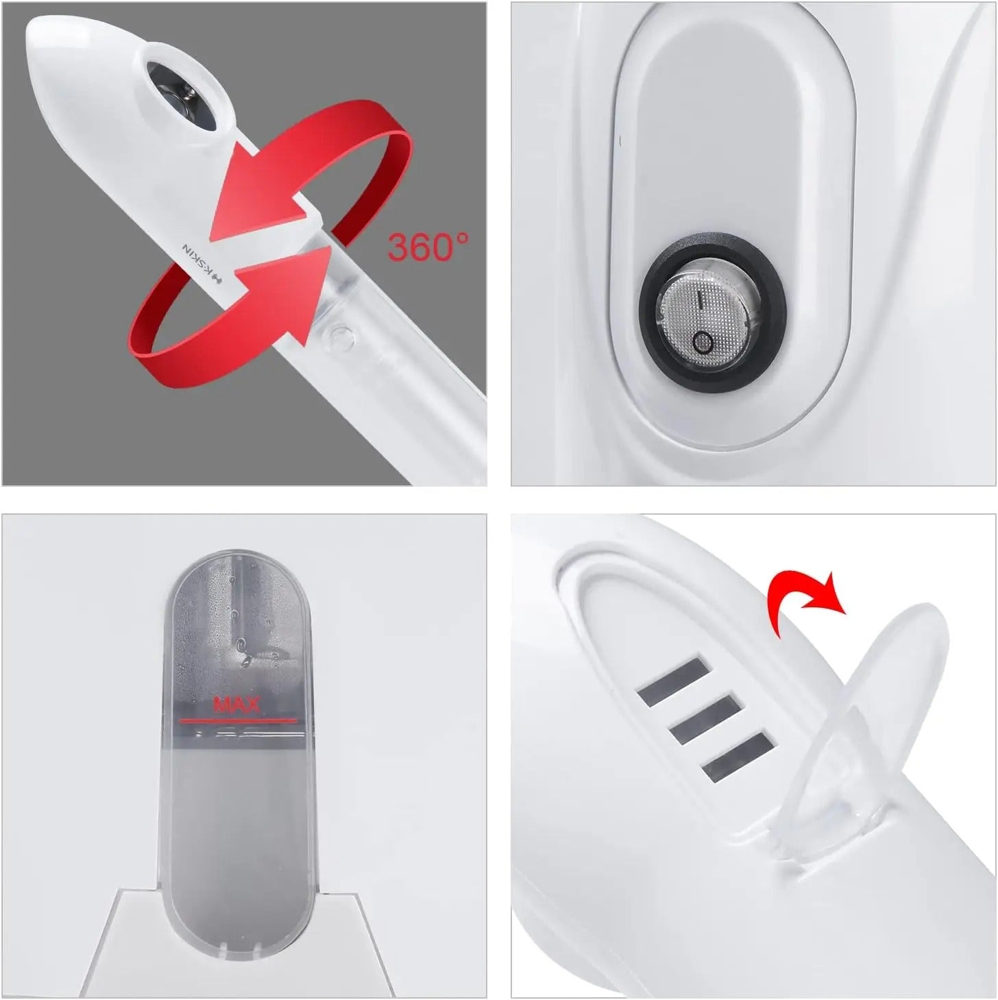 Deep hydration facial steamer pore cleansing