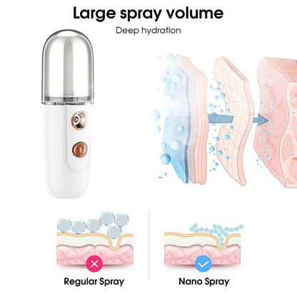 Nano mist facial sprayer hydrating sensitive skin