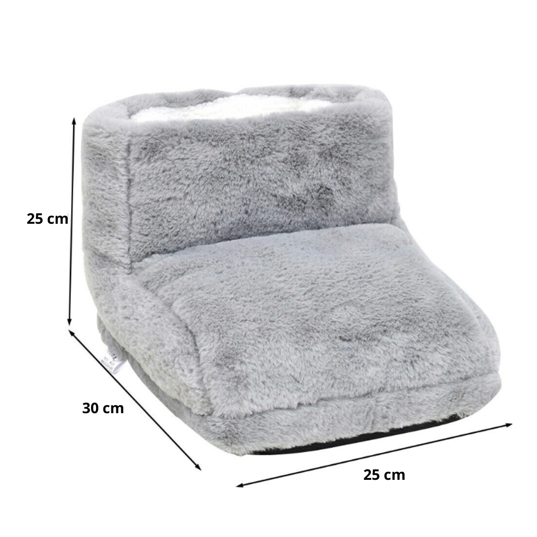 USB electric heated foot warmer thermal bootie for cold feet and circulation