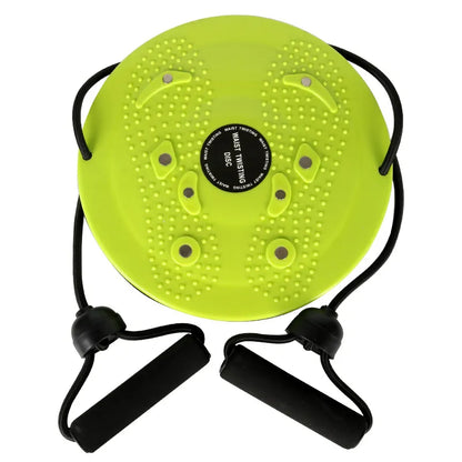 Twisting disc curve shaper waist trainer with handles