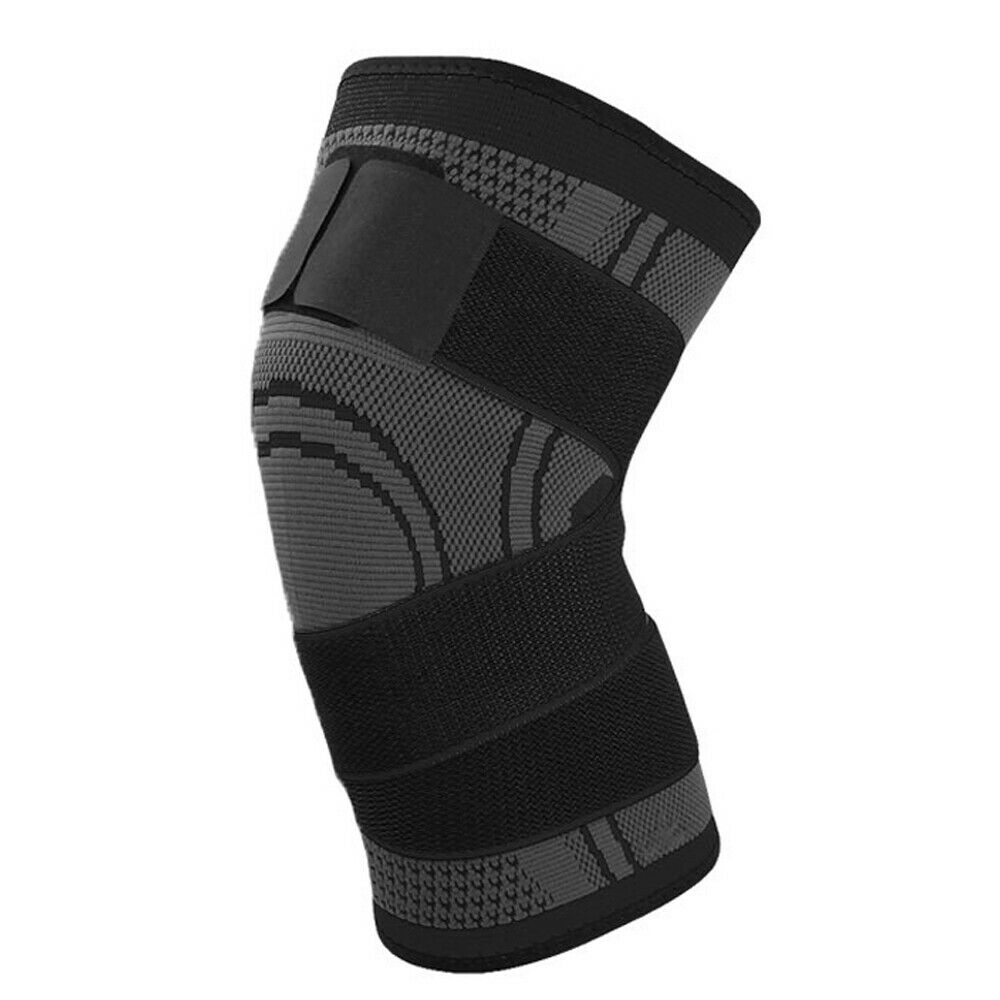 3D-knit knee compression sleeve for arthritis and patellar support