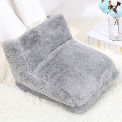 USB electric heated foot warmer thermal bootie for cold feet and circulation