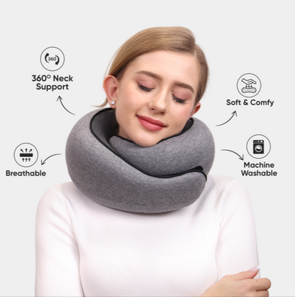 Memory foam travel neck pillow full support