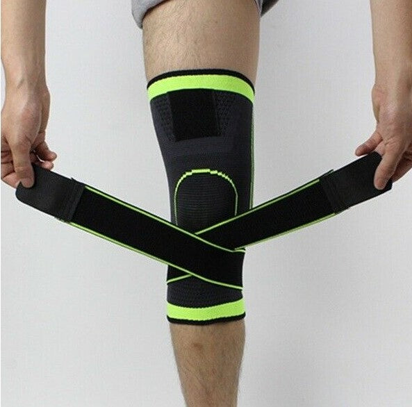 3D-knit knee compression sleeve for arthritis and patellar support