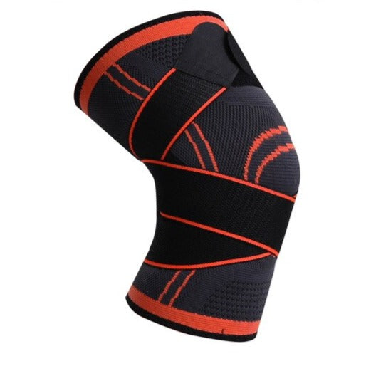 3D-knit knee compression sleeve for arthritis and patellar support