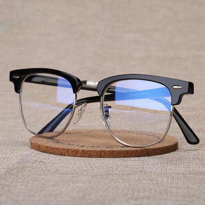 Anti-glare blue light blocking glasses for computer and screen use