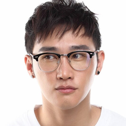 Anti-glare blue light blocking glasses for computer and screen use