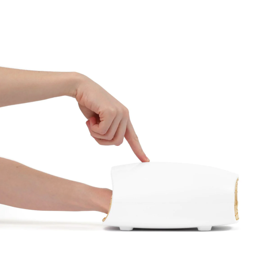 Cordless electric hand massager with heat, compression and acupressure