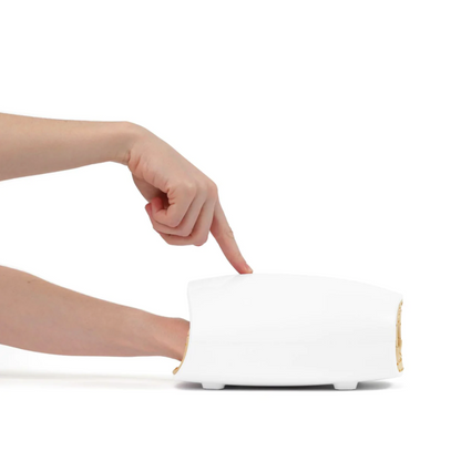 Cordless electric hand massager with heat, compression and acupressure