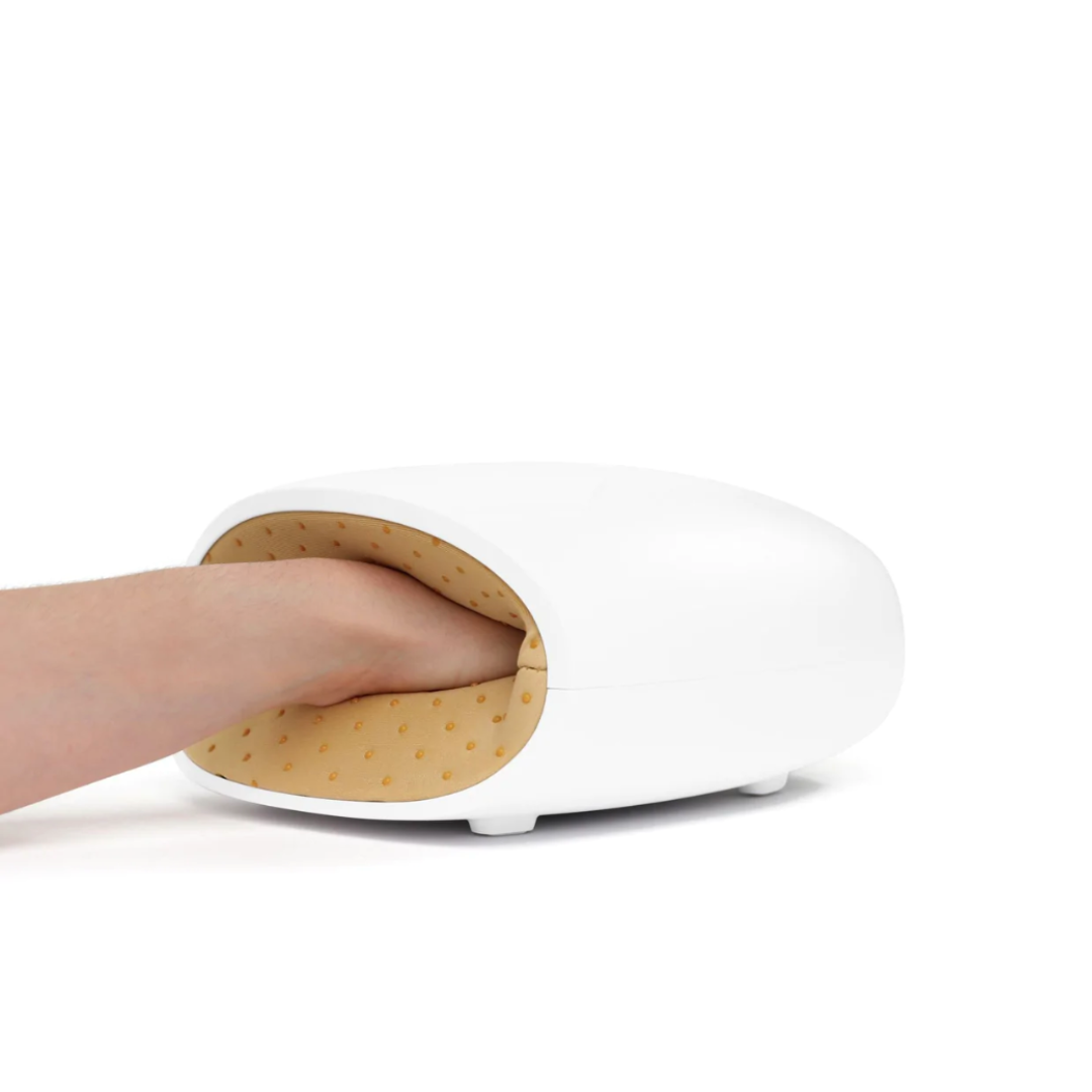 Cordless electric hand massager with heat, compression and acupressure