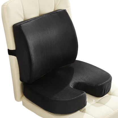 Memory foam sciatica seat cushion for office chair and car