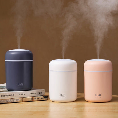 Mini portable USB cool mist humidifier for desk, car, and travel