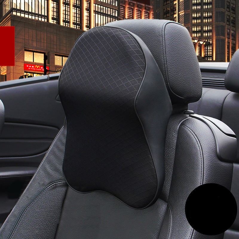 Ergonomic memory foam car neck pillow headrest for driving comfort