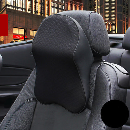 Ergonomic memory foam car neck pillow headrest for driving comfort